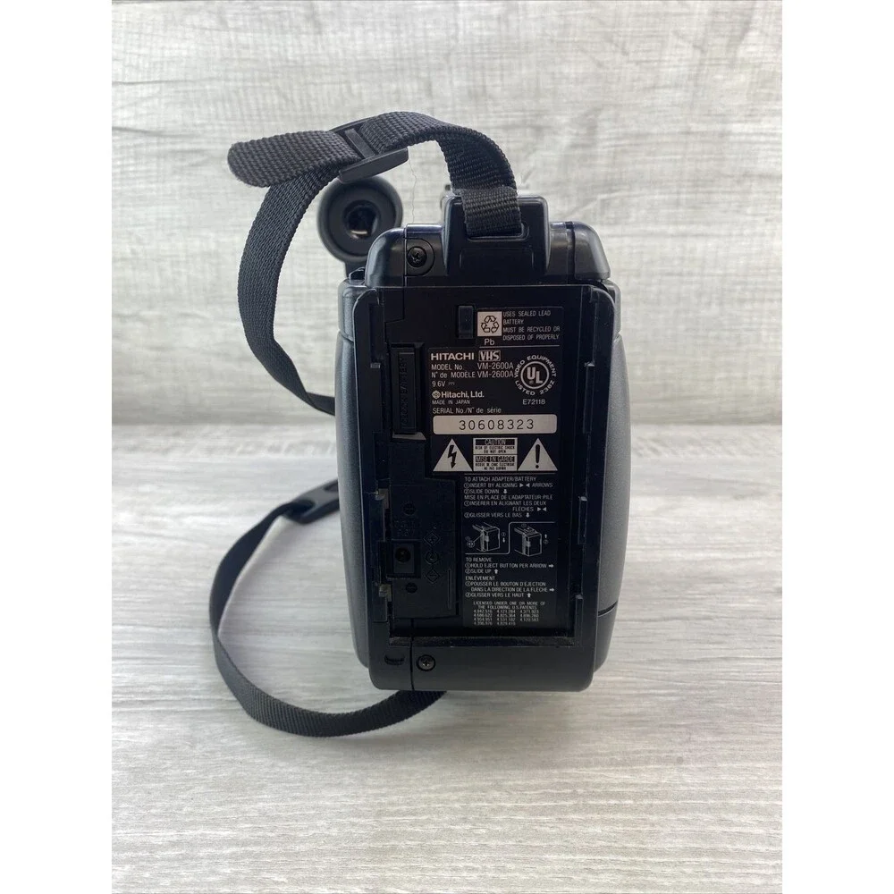 Hitachi VM-2600A Camcorder Video Recorder - UNTESTED